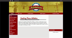 Desktop Screenshot of healingplaceathletics.org